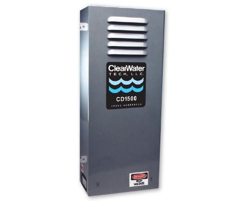 ClearWater CD1500 ozone generator used to sanitize, disinfect and sterilize food product for added shelf-life, machinery, equipment, floors, drains and contact surfaces