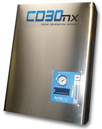 ClearWater Tech CD30nx ozone generator to disinfect, sanitize and remain FDA compliant