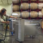 Ozone cart for disinfection, sterilize, sanitize, wash, rinse, barrels, winery, contact surfaces, Toucan